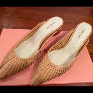 Cult Gaia Alia Leather Mules